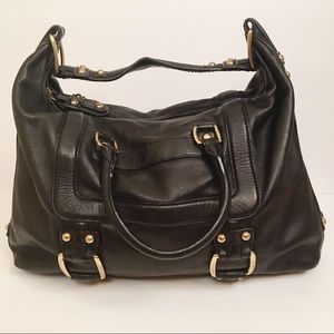Banana Republic Leather satchel 2/ gold details